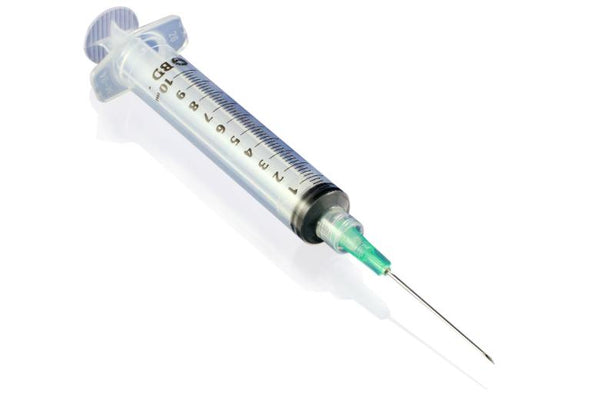 JERINGA 10ML   -libre de látex. - Ideal para inyección intramuscular en pacientes, administración y extracción de medicamentos.