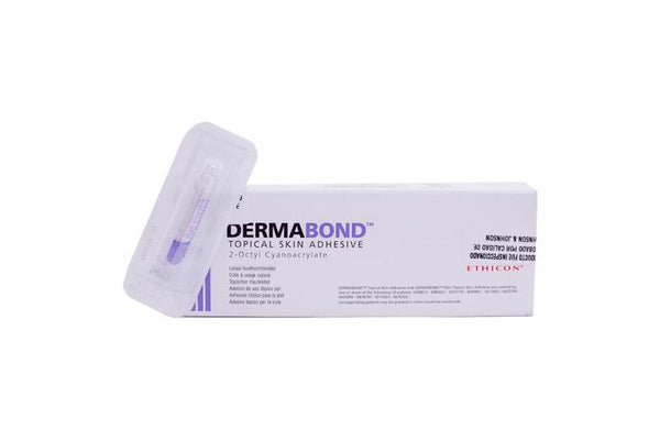 DERMABOND MINI 0.36ML Adhesivo tópico estéril  sintético para la piel, sutura líquida, evita la infiltración microbiana en la herida que está cicatrizando.