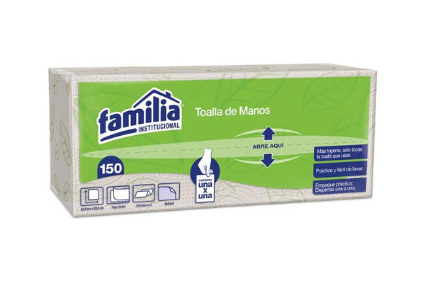 TOALLA MANOS Z NATURAL 2HOJA R.73553 X24