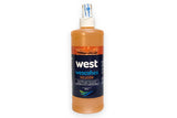 WESCOHEX 2.3% ASEPSIA DE CAMPO QUIRÚRGICO  de color naranja compuesto por Gluconato de clorhexidina al 2.3% Solución 